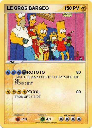 Pokemon LE GROS BARGEO   