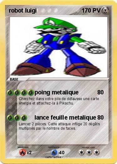 Pokemon robot luigi