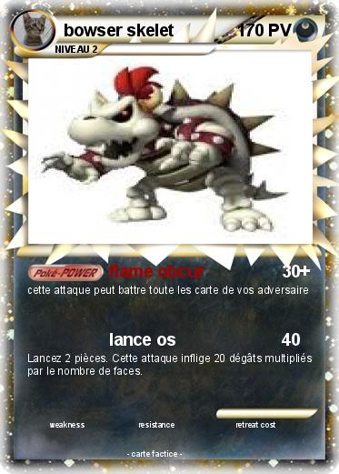 Pokemon bowser skelet