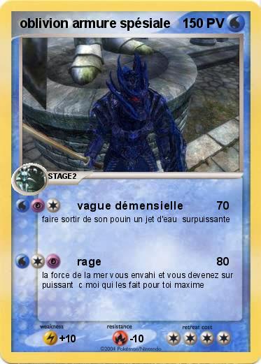 Pokemon oblivion armure spésiale