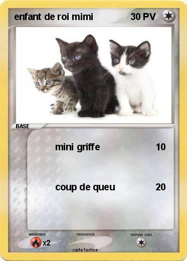 Pokemon enfant de roi mimi