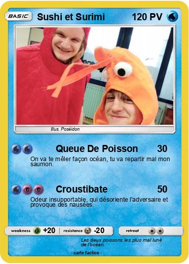 Pokemon Sushi et Surimi