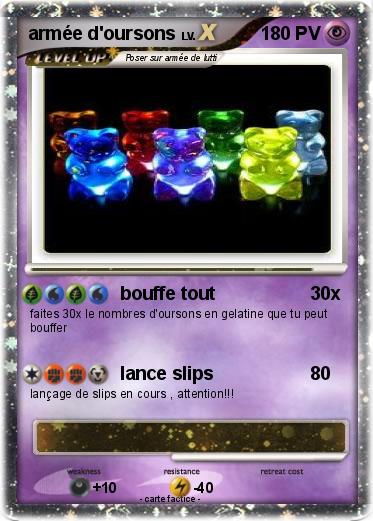 Pokemon armée d'oursons