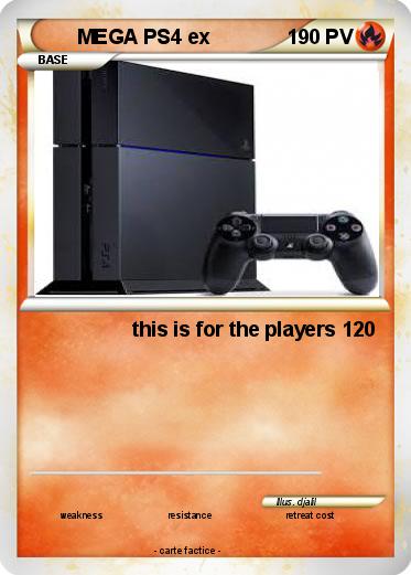Pokemon MEGA PS4 ex