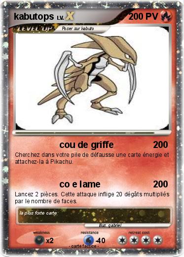 Pokemon kabutops