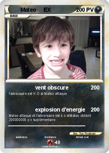 Pokemon Mateo     EX