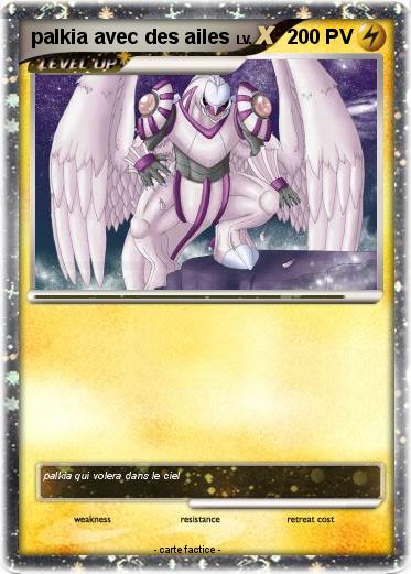 Pokemon palkia avec des ailes