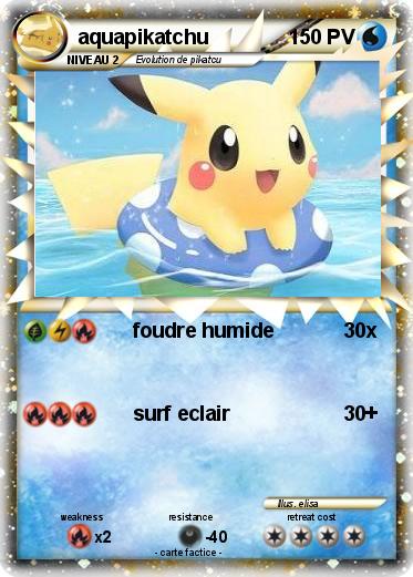 Pokemon aquapikatchu