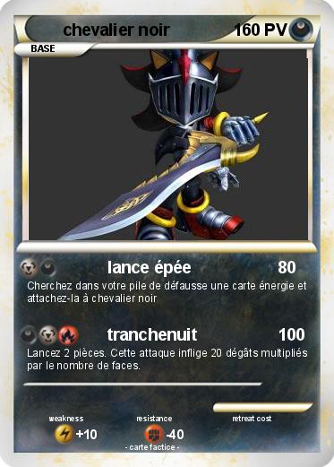 Pokemon chevalier noir
