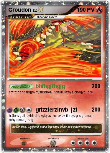 Pokemon Groudon