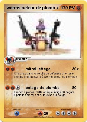 Pokemon worms peteur de plomb x