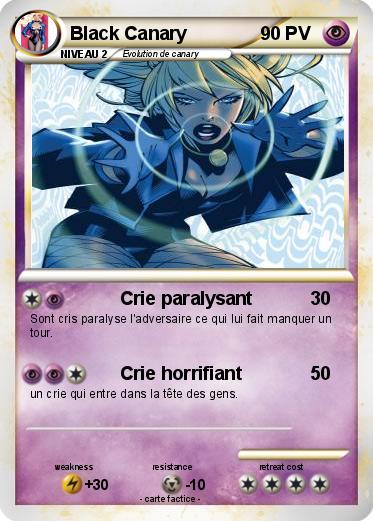 Pokemon Black Canary