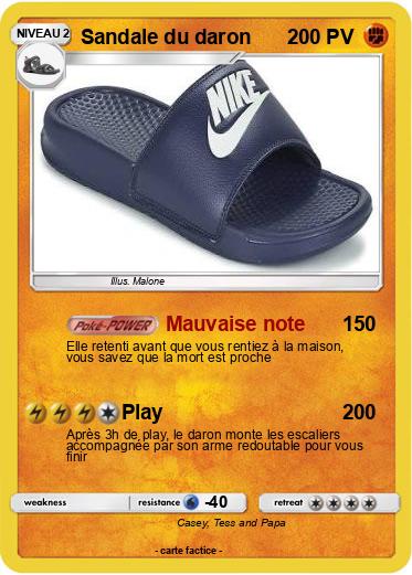 Pokemon Sandale du daron