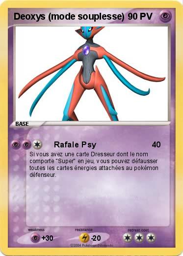 Pokemon Deoxys (mode souplesse) 