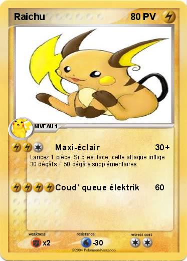 Pokemon Raichu