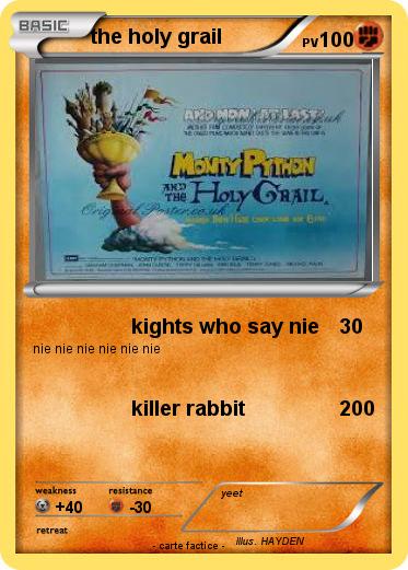 Pokemon the holy grail