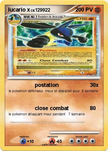 Pokemon lucario x