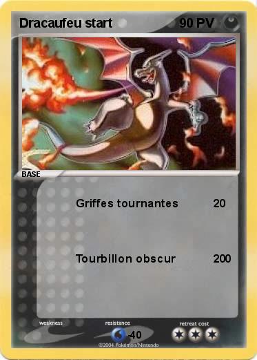 Pokemon Dracaufeu start