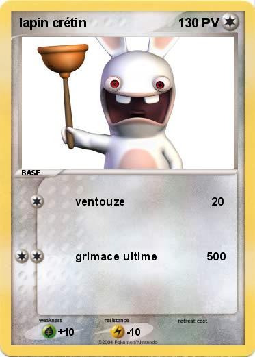 Pokemon lapin crétin                              