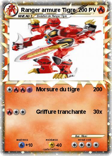 Pokemon Ranger armure Tigre