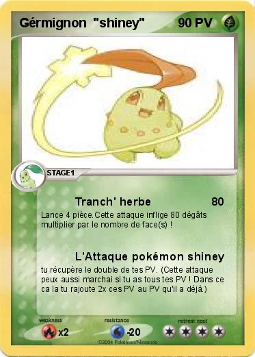 Pokemon Gérmignon  "shiney"