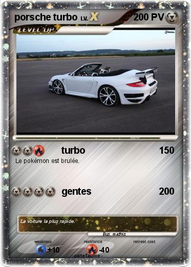 Pokemon porsche turbo