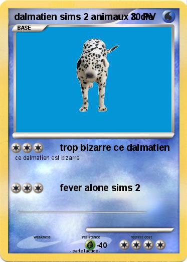Pokemon dalmatien sims 2 animaux & cie