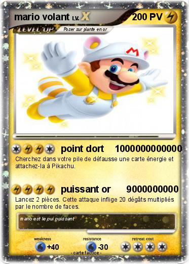 Pokemon mario volant