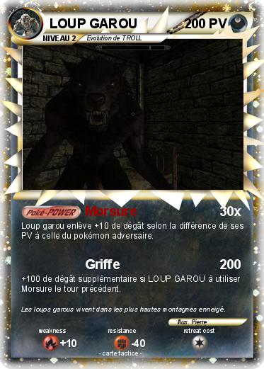 Pokemon LOUP GAROU