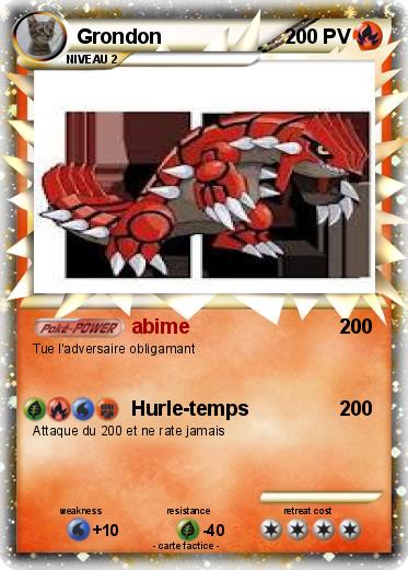 Pokemon Grondon