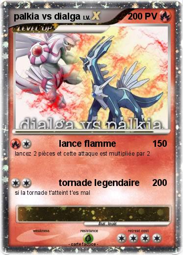 Pokemon palkia vs dialga