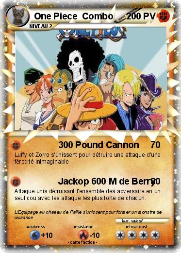 Pokemon One Piece  Combo