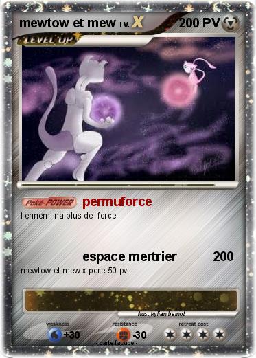 Pokemon mewtow et mew
