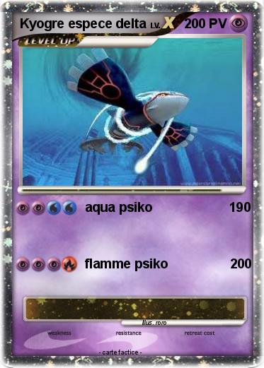 Pokemon Kyogre espece delta