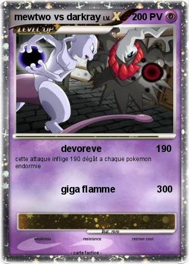 Pokemon mewtwo vs darkray