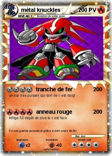 Pokemon métal knuckles