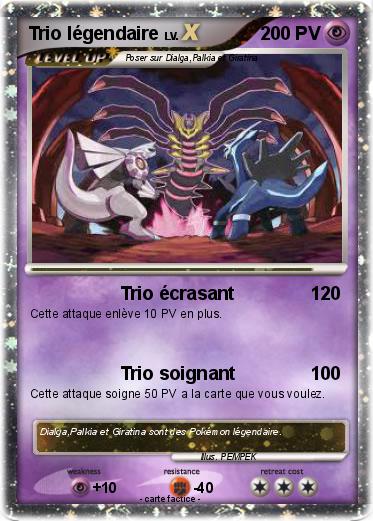 Pokemon Trio légendaire