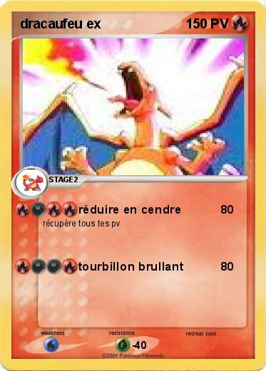 Pokemon dracaufeu ex
