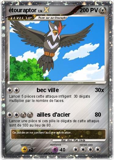 Pokemon étouraptor