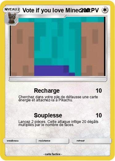 Pokemon Vote if you love Minecraft