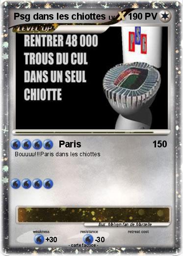 Pokemon Psg dans les chiottes