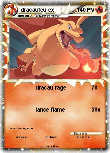Pokemon dracaufeu ex