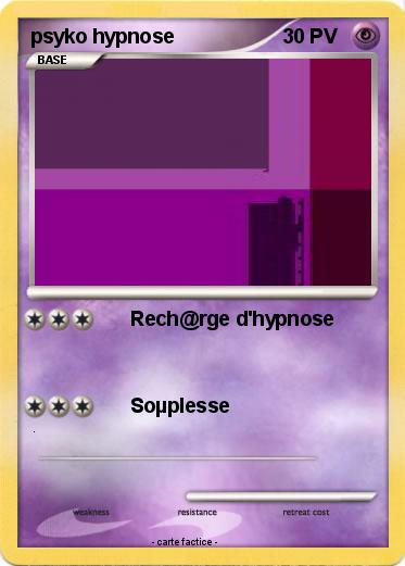 Pokemon psyko hypnose