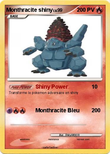 Pokemon Monthracite shiny