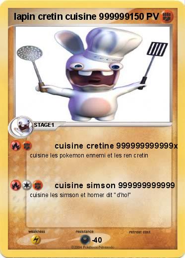 Pokemon lapin cretin cuisine 999999