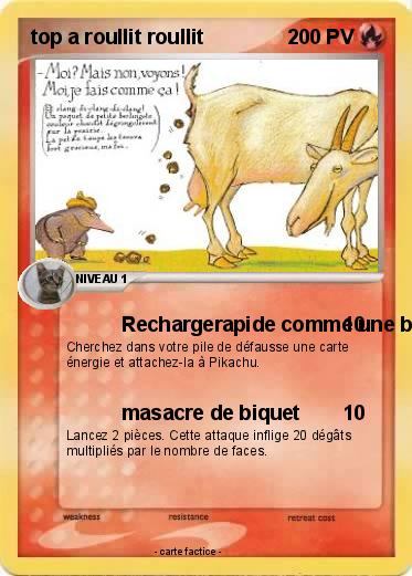 Pokemon top a roullit roullit