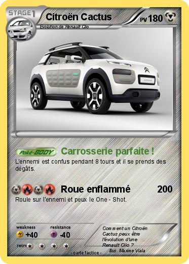 Pokemon Citroën Cactus