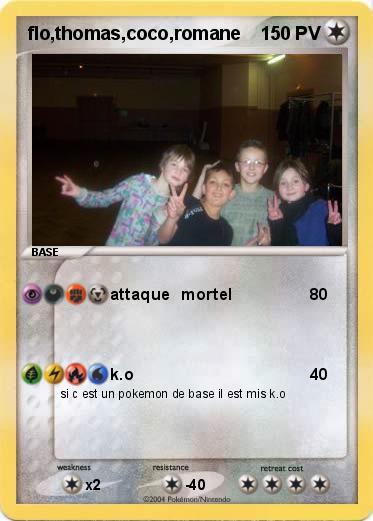 Pokemon flo,thomas,coco,romane