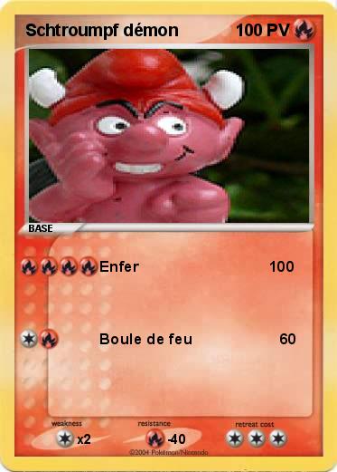 Pokemon Schtroumpf démon