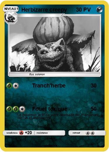 Pokemon Herbizarre creepy